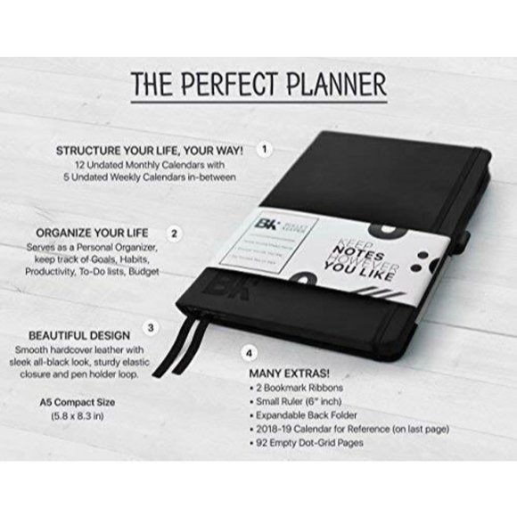 Bullet Keeper Daily Weekly Monthly Undated Planner - Picture 2 of 5